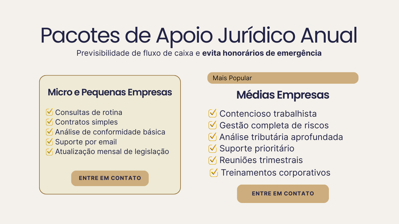 Planos de assessoria jurídica empresarial para pequenas e médias empresas em Vitória ES